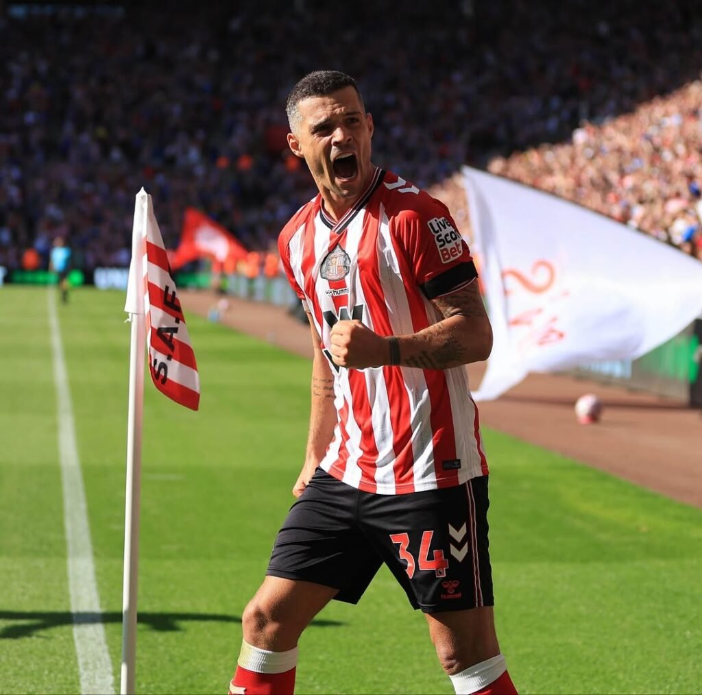 Inspiring Granit Xhaka Named Sunderland Captain!